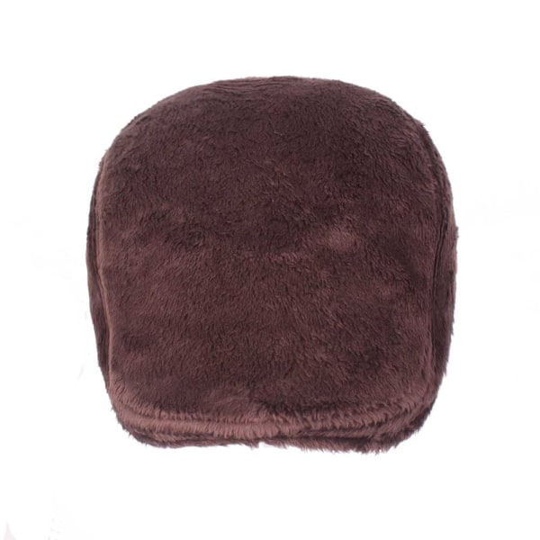 Beret lue vinter lue fleece-foret beret herre og kvinner høst vinter lue lue flanell beret Camel Adjustable