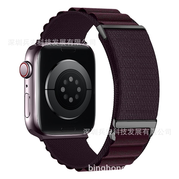 Klockarmband för Apple Watch iWatch 38/40/41/42mm karmosinrött körsbär