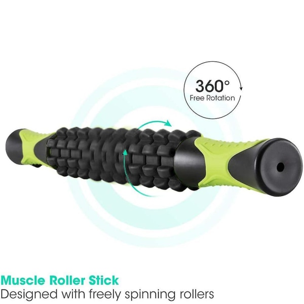 Muscle Roller Massasje Stick dypvev Kroppsmassasjemassasjeapparater