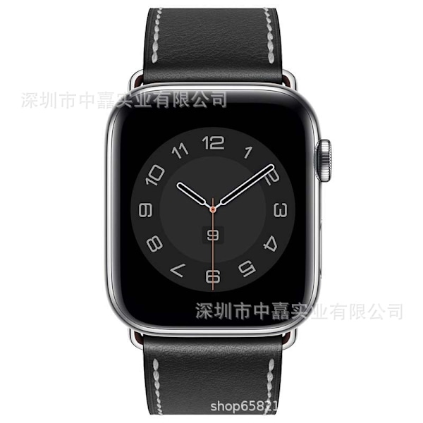 Urrem til Apple Watch iWatch 38/40/41mm sort og hvid tråd