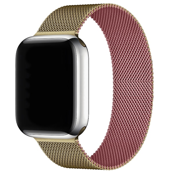 Klockarmband för Apple Watch iWatch 38/40/41/42mm guldrosa