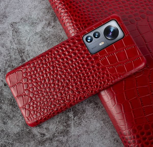 Etui til iPhone 16 rødt læder