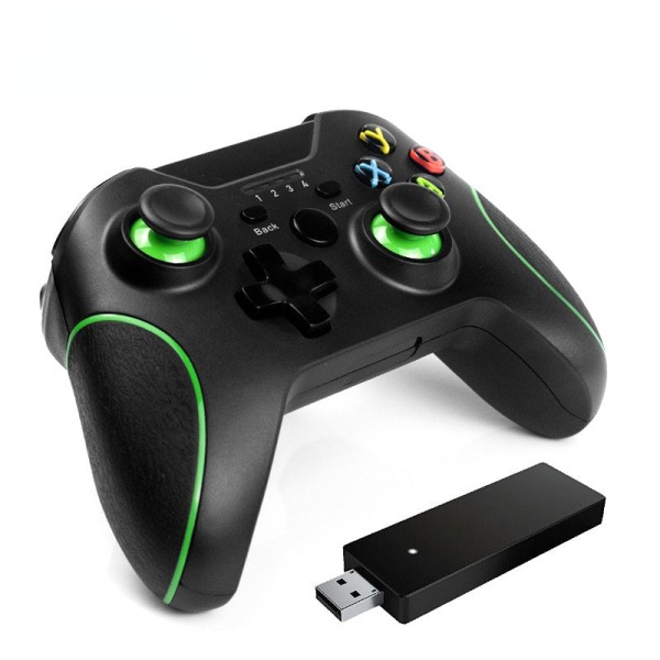 För Xbox One Trådlöst Handtag 2.4G Trådlöst Handtag PS3 Pc Android Mobiltelefon Grön stapel