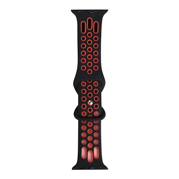 Urrem til Apple Watch iWatch 38/40/41/ s1042mm sort og rød