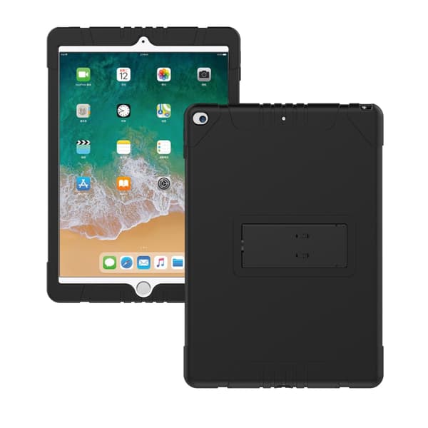 Stilfuldt etui til iPad 10.9/11\" sort silikoneholder