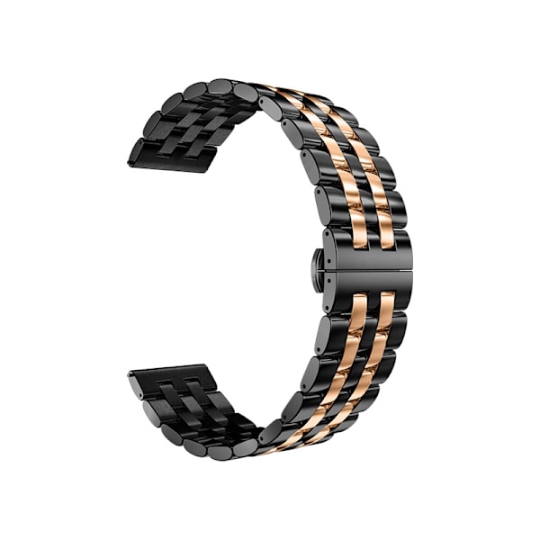 Kellon ranneke Apple Watch iWatch -kelloon, universaali koko 38-40-41mm MD-musta ja ruusukulta - Smart Five Beads