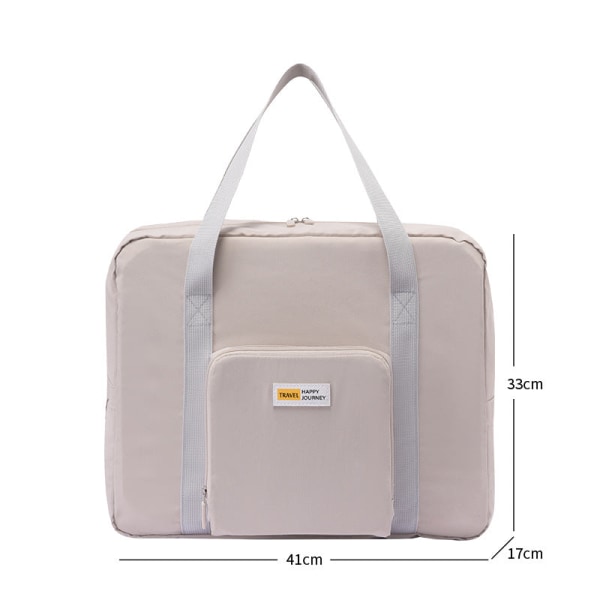Rejsehåndtaske Stor kapacitet kortdistance boarding bagagetaske rejsetaske Khaki