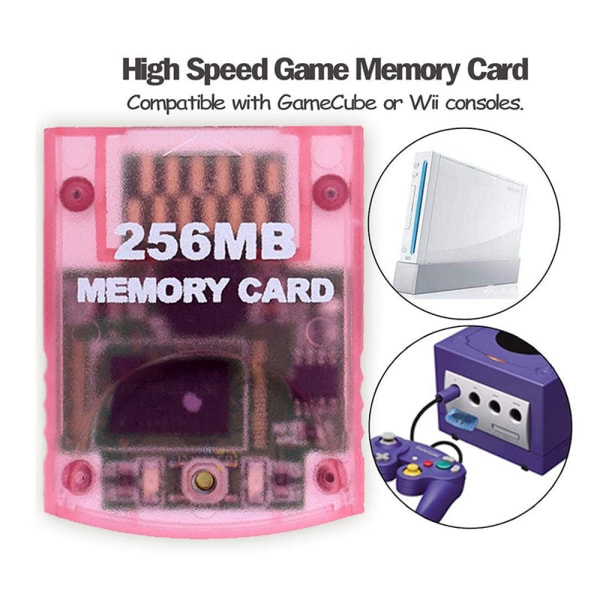 Wii Hukommelseskort GC Hukommelseskort GameCube GC Game Hukommelseskort NGC Hukommelseskort 256mb