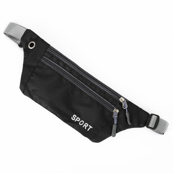 Fanny Pack Løpebelte Midjeveske Organizer Regntett Lett Multicolor Sapphire Blue Three pockets