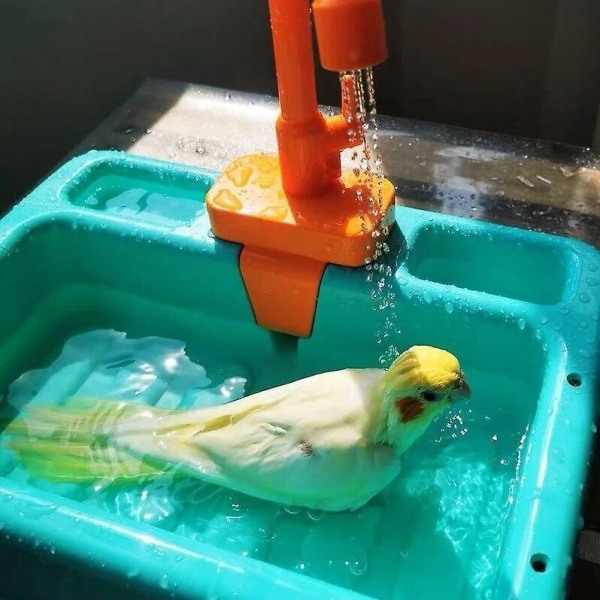 Fuglelegetøj sød bedste papegøje aborre brusebad kæledyr fugl bad bur bassin
