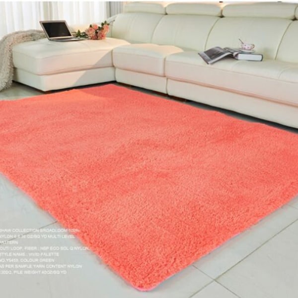 Badematte Sklisikre Absorberende Dusj Badeteppe Teppe fortykket Red 50*80cm