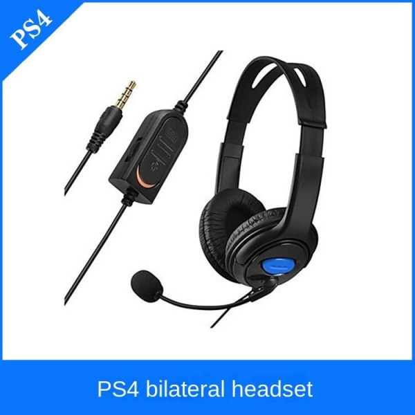 PS4:lle Bilateral Large Headset PS4 Host Internet Access Voice Chat Voice Earphone Headset