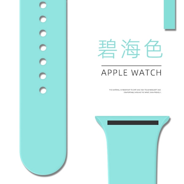 Klockarmband för Apple Watch iWatch 38/40/41/42mm Standard/S 34 Blå