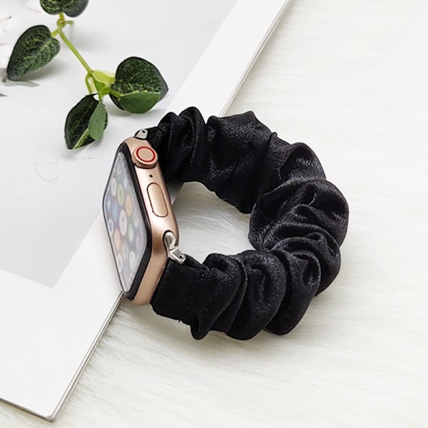 Klokkereim for Apple Watch iWatch 38/40/41mm W61-01 svart