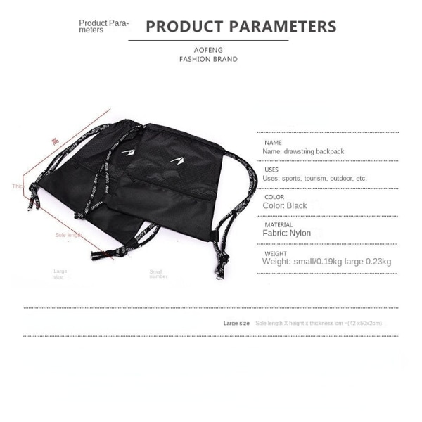 Women girl backpack shoulder bag schoolbag Bags Drawstring Pull String Large Size Basketball Outdoor Football Bag Red