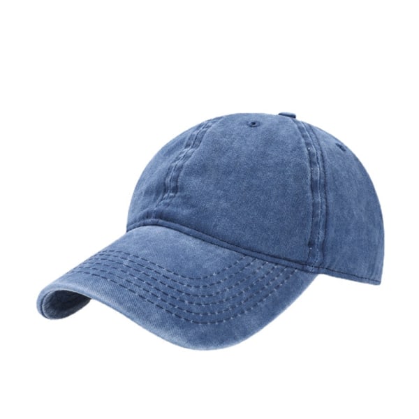 Baseball Cap Outdoor Denim Sunshade peaked cap retro solhatt myk topp Light gray Adjustable