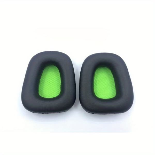 1 par sorte grønne net ørepuder til Razer Electra V2 Thunder Tooth Whale