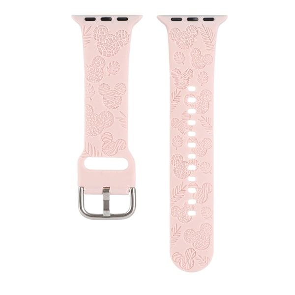Klockarmband för Apple Watch iWatch 42/44/45/49mm Ljusrosa
