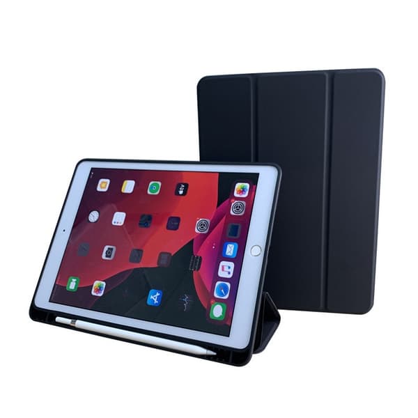 Etui til iPad Pro 12.9\" 2018/2020/2021 Sort Tri-fold Flip Stand Candy Sleep