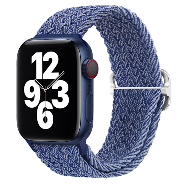 Klockarmband för Apple Watch iWatch 42/44/45mm blått och vitt