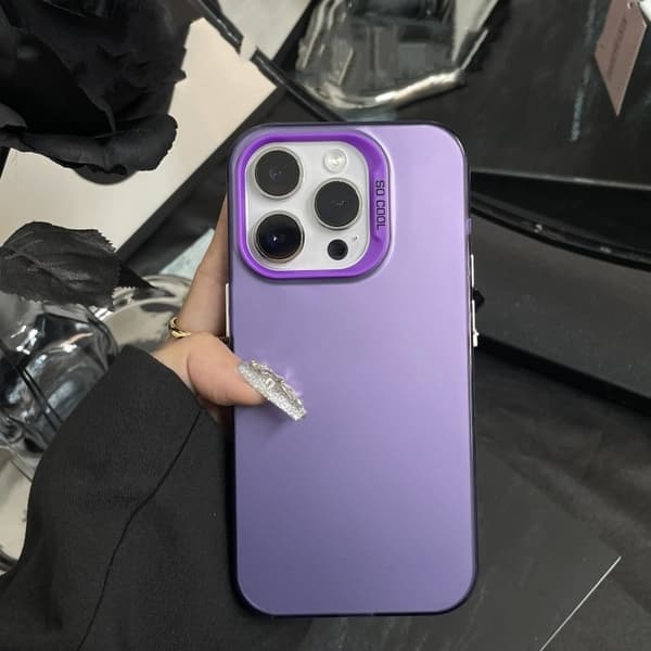 2 stk. deksel til iPhone 17 Pro Sølv IMD Farge Sølv Hard