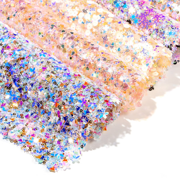 Kynsikoristeet nail art varten Meritähti lumihiutale seka paljetteja ammuntarekvisiitta kynsimatto POT-61 sequins nail pad POT-61-04