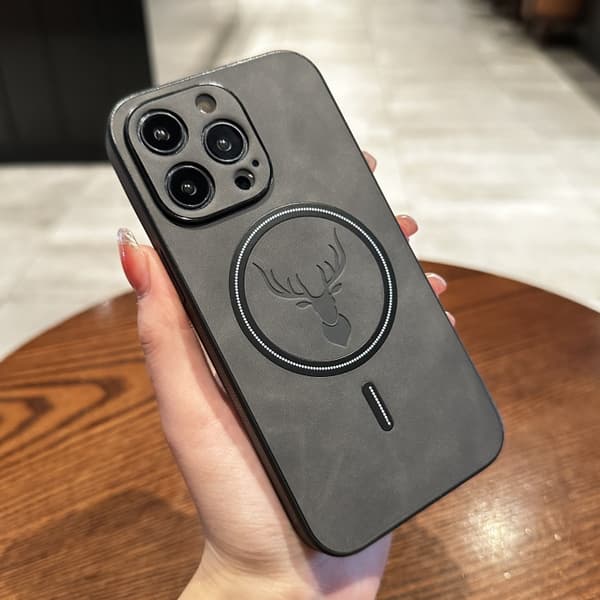 Etui til iPhone 17 Magnetisk Elg Hale Mørkegrå