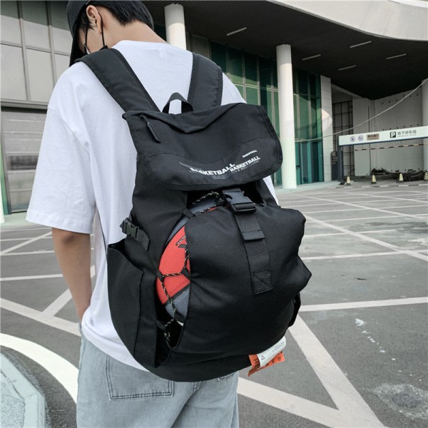 Kouluopiskelijareppu College Bookbag Matkalaukku Rento casual Street Trend Black