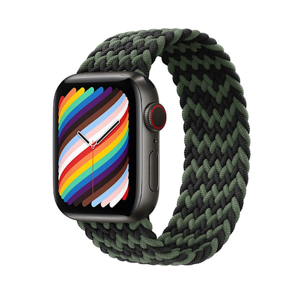 Urrem til Apple Watch iWatch 38/40/41mm Sort Grøn