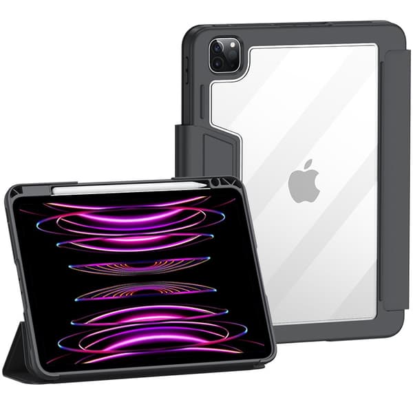 Stilfuldt etui til iPad 7/8/9 10,2-tommer Multi-fold sort