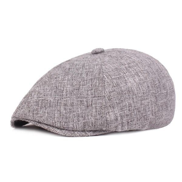 Barettihattu Puuvilla- ja cap Retro Distressed Advance -hatut Ulkoilu Turistihattu Yksivärinen baretti Dark gray M（56-58cm）