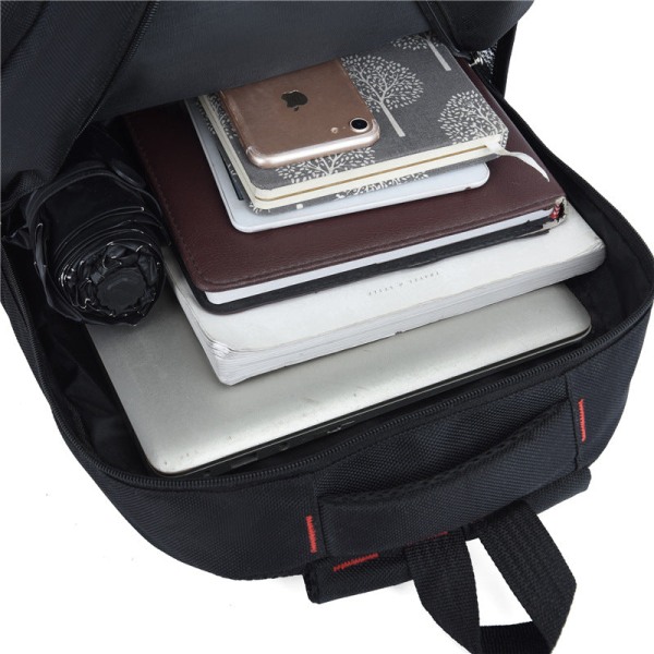 Ryggsekk Business Commute Oxford Cloth Outdoor Travel Computer Book Tmall Signature Black