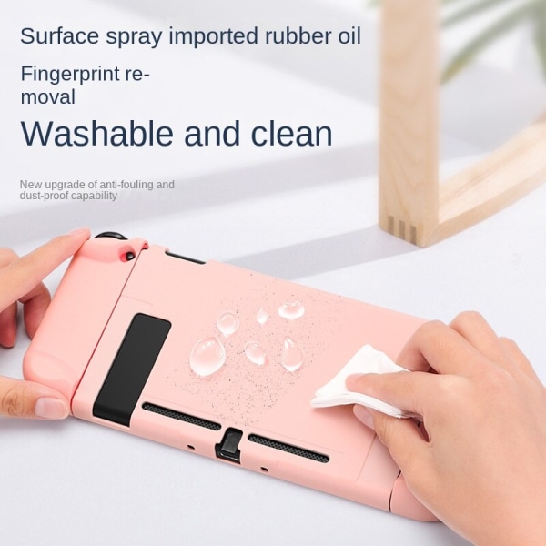 Til Nintendo Switch Lite Protective Shell Ensfarvede Farverige Covers Mat Protective Cover NS Cherry blossom pink