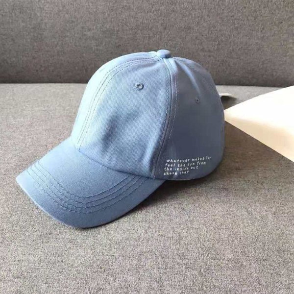 Baseballcaps 2022 Vår Sommer Solbeskyttelse Uformell topphette ch499 Blue 54-58cm