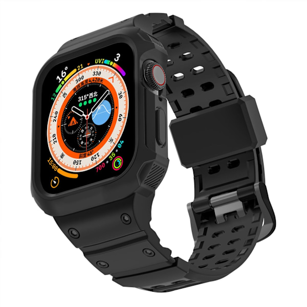 Klockarmband för Apple Watch iWatch 38/40/41mm universal svart utan text