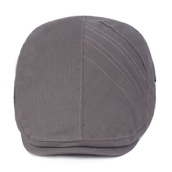 Baret Hat Advance Hatte Peaked Cap Simple Rest Baret Kunstnerisk Ungdomshat Modehat til mænd og kvinder Beige Adjustable