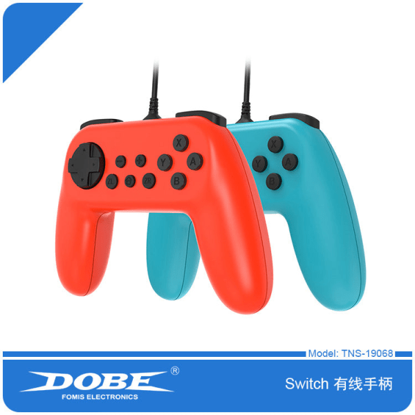 For Switch Wired Handle NS Host Handle of Wired Game Console Vibration Function 2 Pack