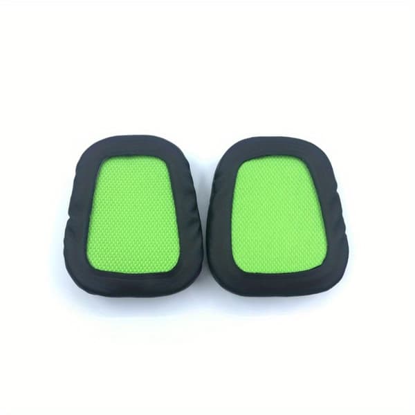 1 par sorte grønne net ørepuder til Razer Electra V2 Thunder Tooth Whale