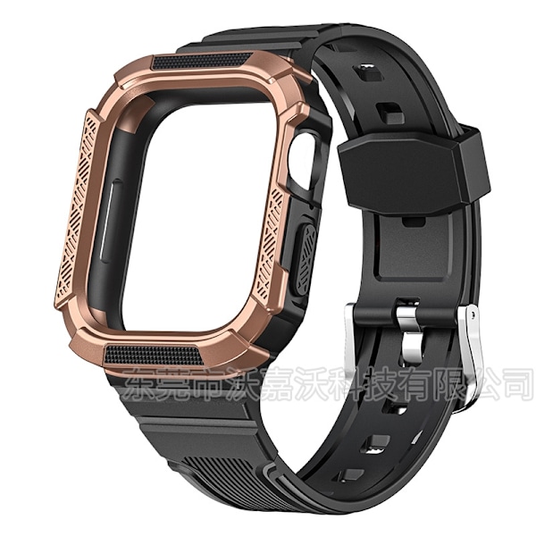 Kellon ranneke Apple Watch iWatch 40/41mm Musta pronssikullalla