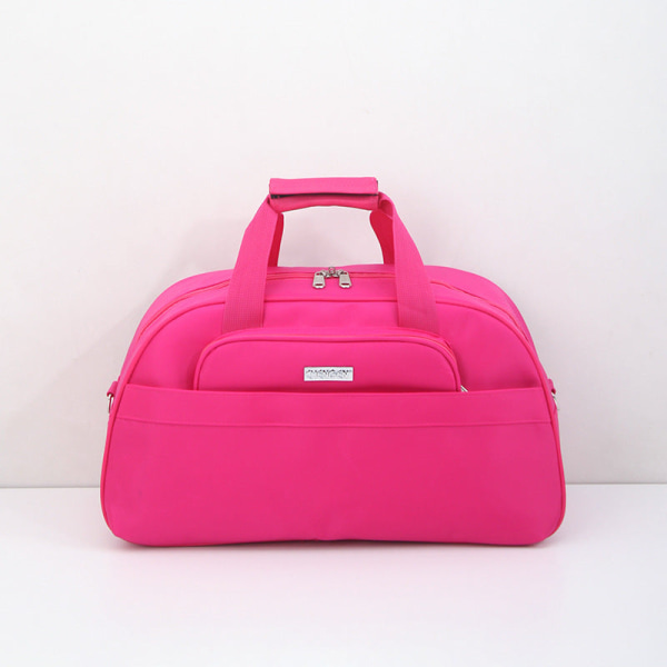 Bagasjeveske Kvinne Mannveske Gym Bag Outdoor Travel Bag Rose Red Medium