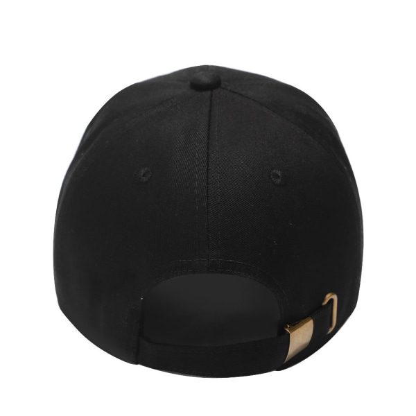 Baseballkasket 2022 Forår Sommer Ensfarvet Broderi Fritidsmodehat White Adjustable