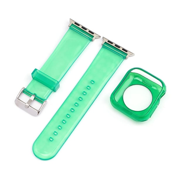 Klockarmband för Apple Watch iWatch 49mm Jelly Green Set