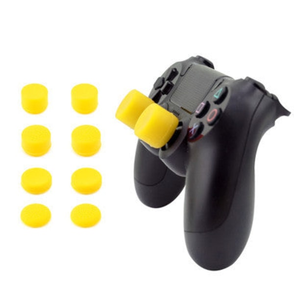 Til PS5 forhøjende hætte PS3 knaphætte PS4 håndtag forhøjende svampeformet hårklipp PS5 Yellow