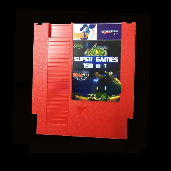 Nes150 One Game Card NES European Version Game Console Card American Version Game Card 8-biters red