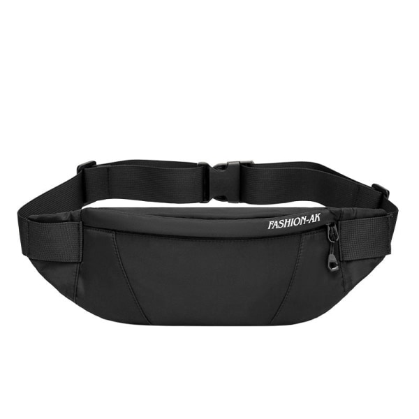 Miesten naisten Fanny Pack -vyölaukku Monitoiminen Crossbody Chest Outdoor Sports Naisten matkapuhelin AK advanced black Medium