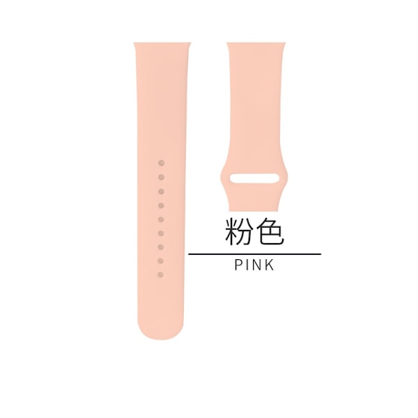 Klockarmband för Apple Watch iWatch Gäller: 1-9 generationen/SE 38/40/41mm/S10:42 Förlängd 20 rosa