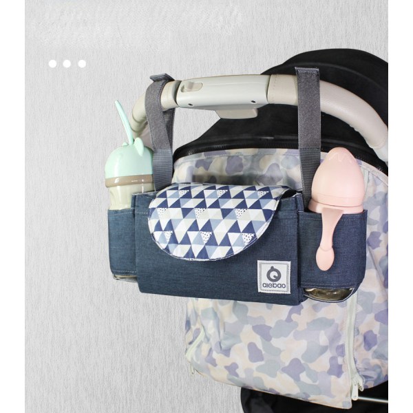 Vaippalaukut Mommy Bag Monitoiminen rattaiden laukku Muotisäilytys Universal ripustettava laukku Deep blue lattice