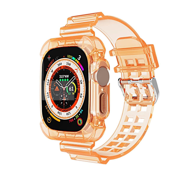 Kellon ranneke Apple Watch iWatch 46mm 0. sukupolven loistava oranssi