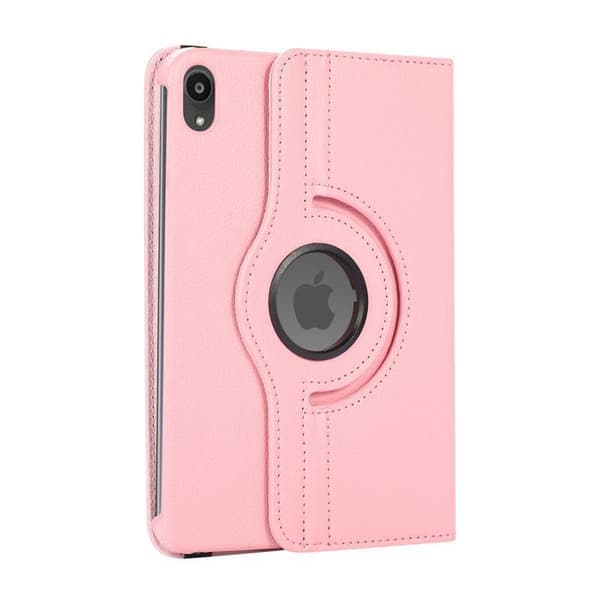 Stilfuldt etui til iPad Pro 9.7\" Pink Litchi Tekstur Roterende Læder Pink