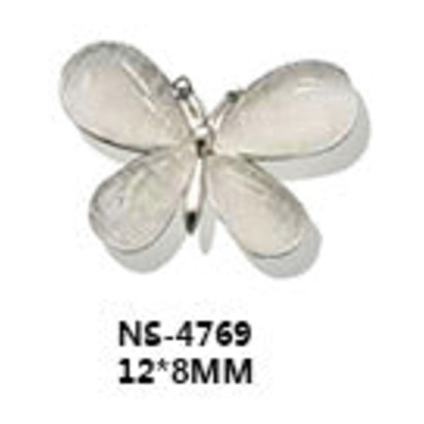 Kynsikoristeet nail art varten Japanilaistyylinen kolmiulotteinen perhoseoskoristeen opaalihelmi NS-4769